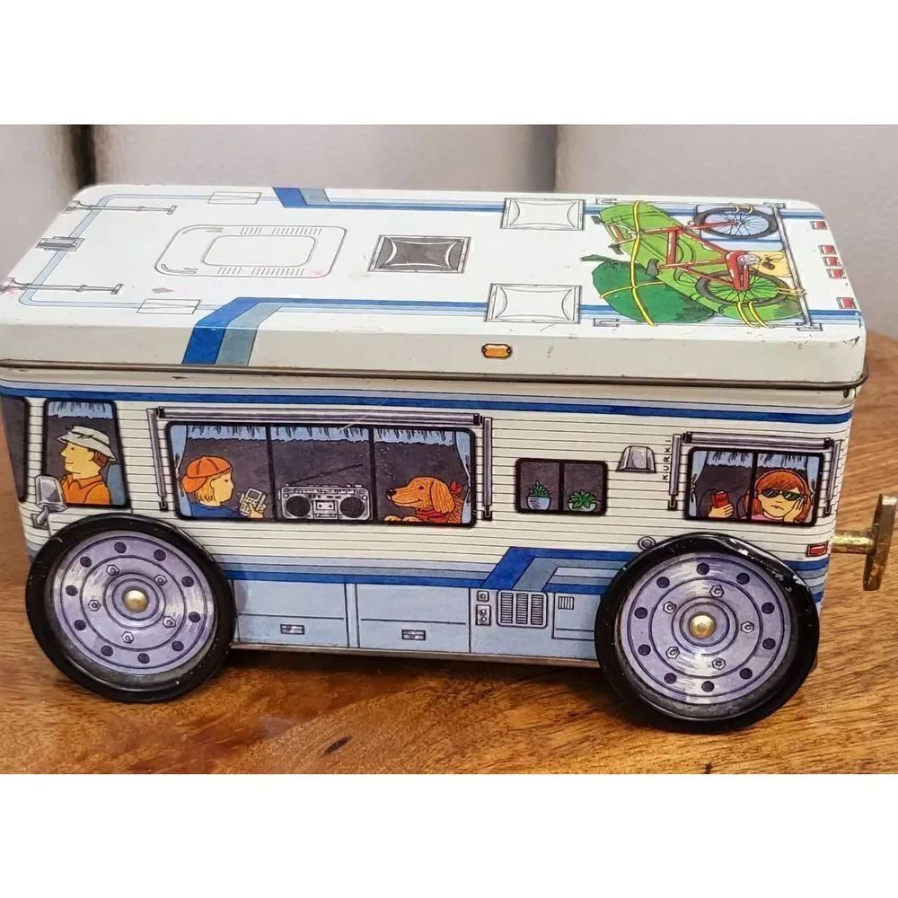 Vintage collectable Kellogg musical camper